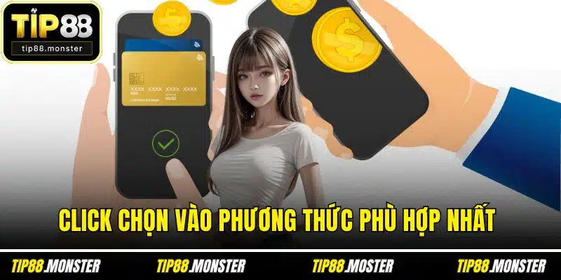 Click chọn vào phương thức phù hợp nhất 